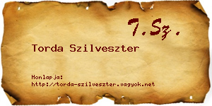 Torda Szilveszter névjegykártya